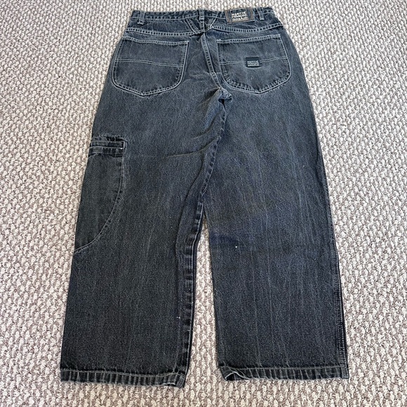 Vintage Marithé François Girbaud Baggy Jeans Men’s 32 Y2K Black Wash - Picture 3 of 10